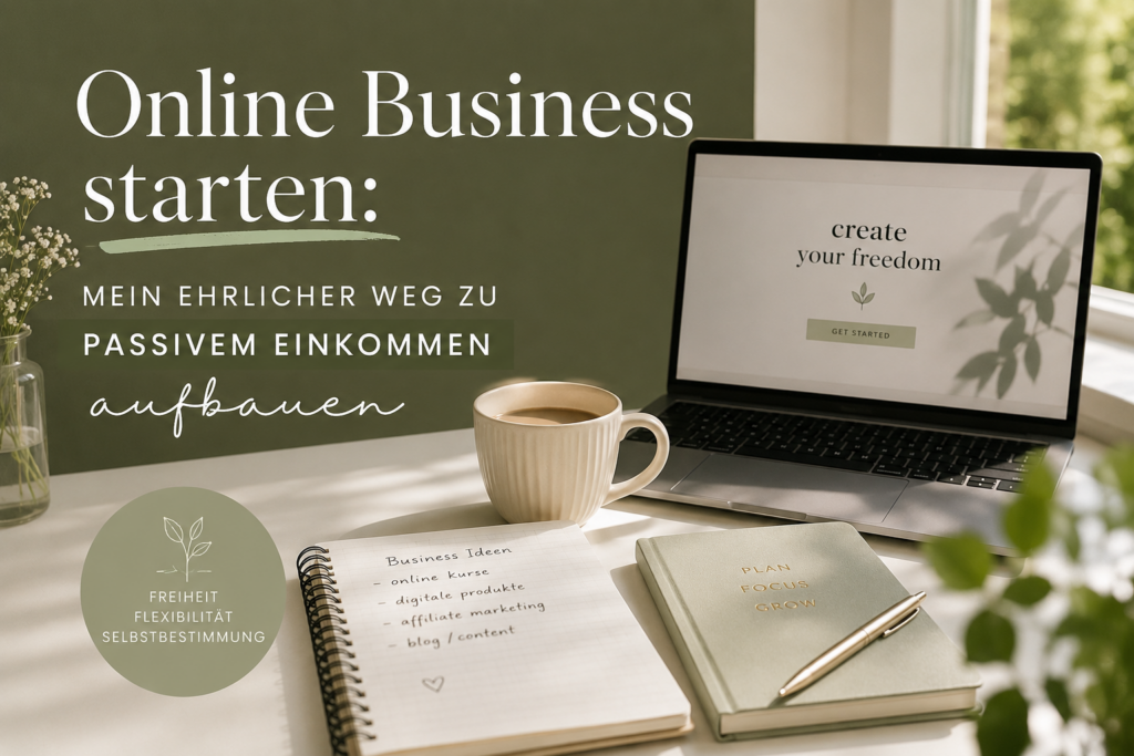 Online Business starten: Mein ehrlicher Weg zu passivem Einkommen aufbauen
